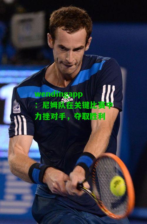 wendingapp：尼姆队在关键比赛中力挫对手，夺取胜利  第1张